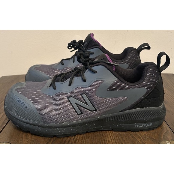 New Balance Logic Women's Composite Toe Protect Pink Grey Sneaker Size 10.5 - Picture 14 of 16
